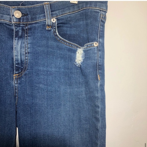 50%OFF BUNDLES! RAG AND BONE RAG&BONE SKINNY DISTRESSED JEGGINGS JEANS SIZE 32 - Picture 5 of 15